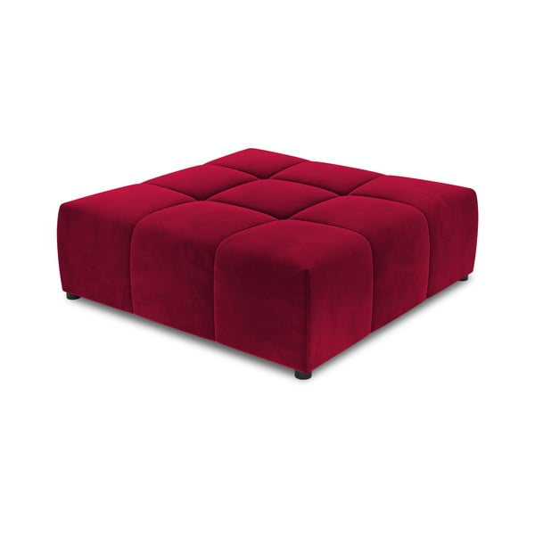 Sarkans samta dīvāna modulis Rome Velvet – Cosmopolitan Design 
