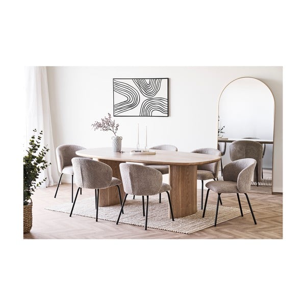 Gaiši zila keramikas vāze (augstums 22 cm) Mimi – House Nordic-image-3