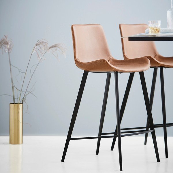 Brūns bāra krēsls (sēdekļa augstums 65 cm) Hype – DAN-FORM Denmark-image-1