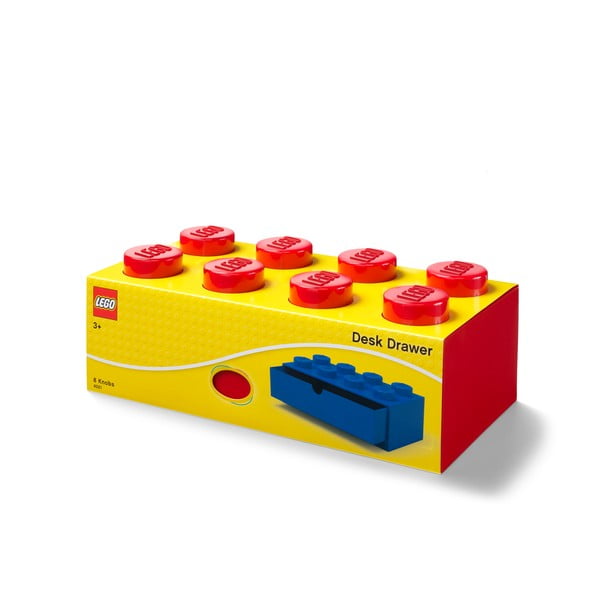 Sarkana galda kaste ar atvilktni LEGO®, 31 x 16 cm-image-2