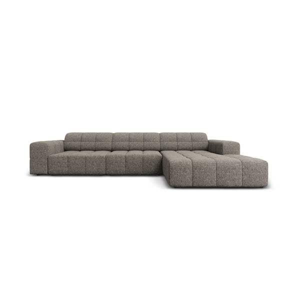Gaiši brūns stūra dīvāns (ar labo stūri) Chicago – Cosmopolitan Design