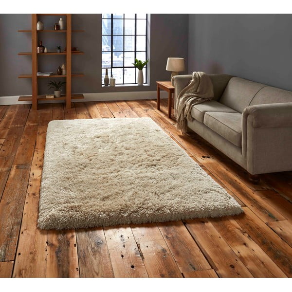 Krēmkrāsas ar rokām darināts paklājs 60x120 cm Polar – Think Rugs-image-2