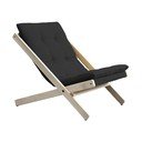 Saliekamais krēsls Karup Design Boogie Dark Raw Grey