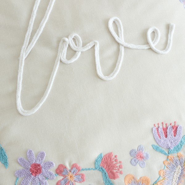 Dekoratīvais spilvens no lina maisījuma 45x45 cm Love – Catherine Lansfield-image-2