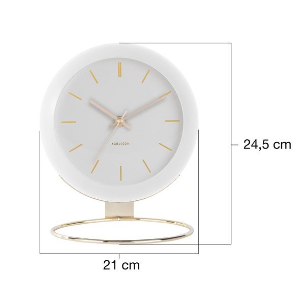 Galda pulkstenis ø 21 cm Globe – Karlsson-image-4