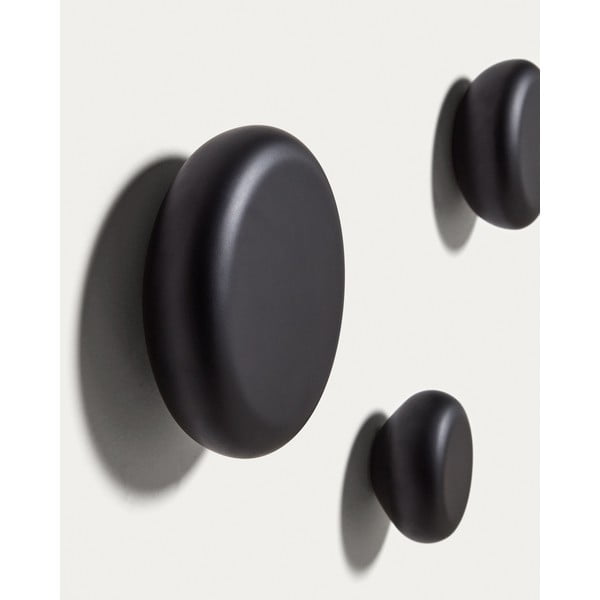 Melni koka sienas āķi (3 gab.) Nadue – Kave Home-image-1