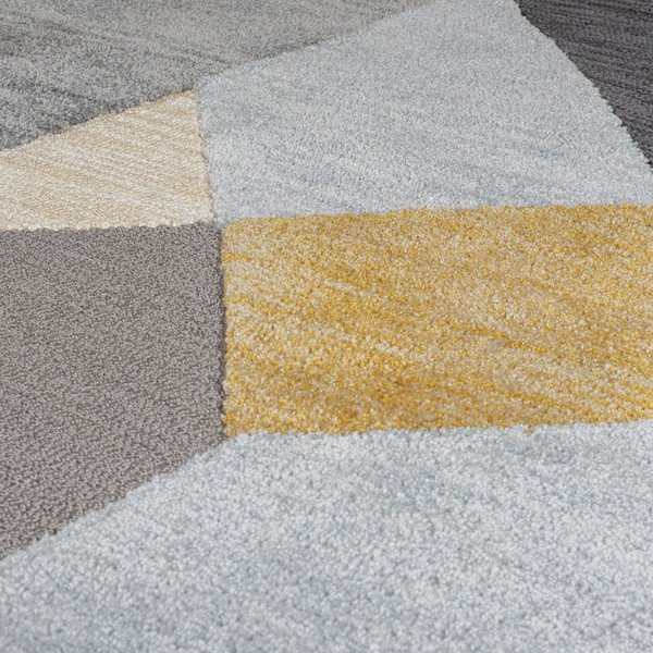 Pelēki dzeltens paklājs Flair Rugs Icon, 120 x 170 cm-image-2