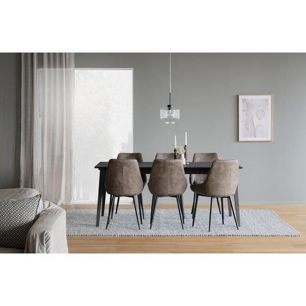 Brūni pusdienu krēsli (2 gab.) Sierra – Rowico-image-1