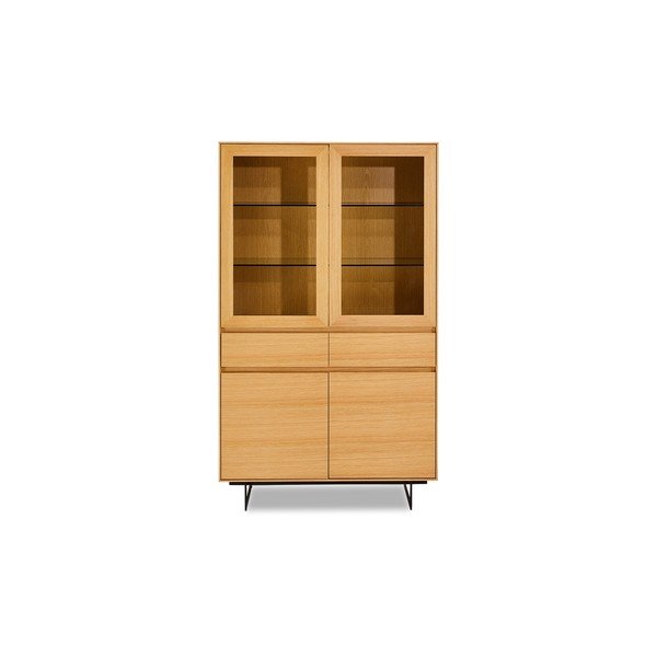 Brūna vitrīna no ozolkoka Furnhouse Tokyo-image-2