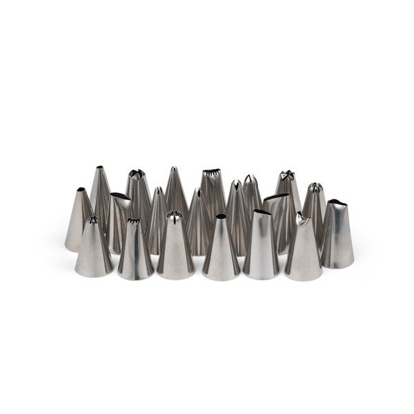 Konditorejas izstrādājumu dekorēšanas komplekts piederumu skaits 24 gab. – Blomsterbergs