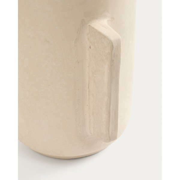 Krēmkrāsas vāze no papjēmašē (augstums 38 cm) Mireni – Kave Home-image-3