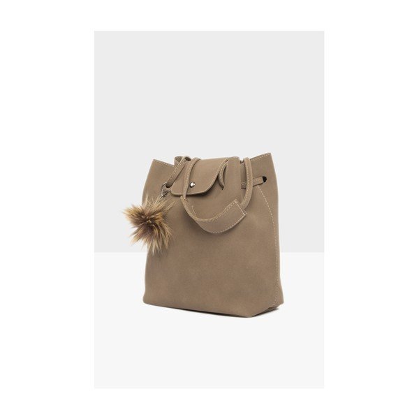 Beige Mori Italian Factory Passena rokassoma-image-2