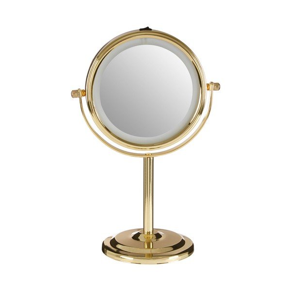 Kosmētikas spogulis ar gaismu/palielināmais (ar 2x palielinājumu) ø 15 cm Cassini – Premier Housewares-image-4