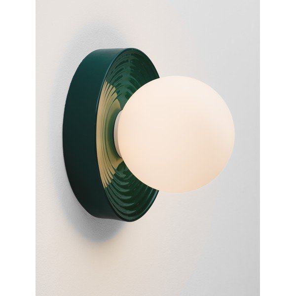 Zaļganzila keramikas sienas lampa Orbique – Nova Luce-image-1