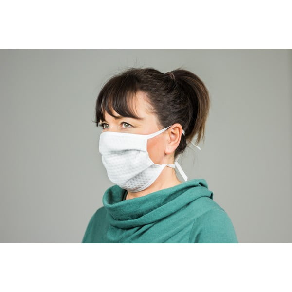 5 tekstilmateriāla mutes masku komplekts SILVER