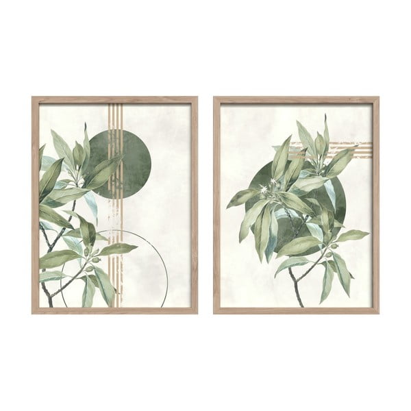 Gleznas (2 gab.) 30x40 cm Green – Styler