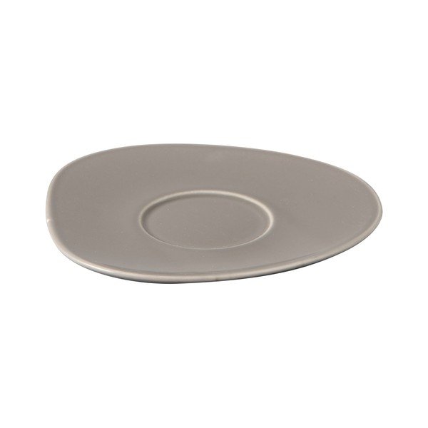 Pelēka porcelāna apakštasīte Villeroy & Boch Like Organic, 17,5 cm-image-1