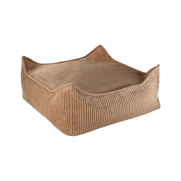 Brūns velveta bērnu sēžammaiss Square – Wigiwama