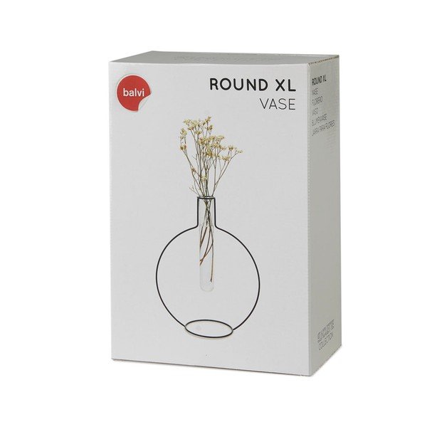 Melna vāze Balvi Silhouette Round-image-2