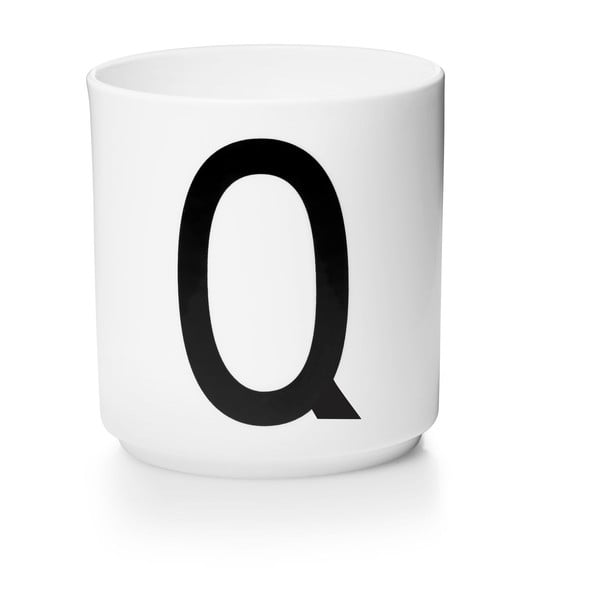 Balta porcelāna krūze Design Letters Personal Q