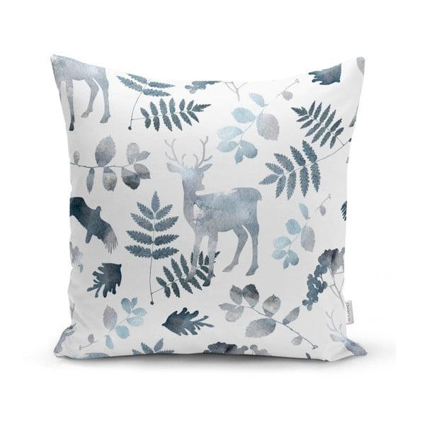 4 Ziemassvētku spilvendrānu un galdauta komplekts Minimalist Cushion Covers Christmas Forest-image-4