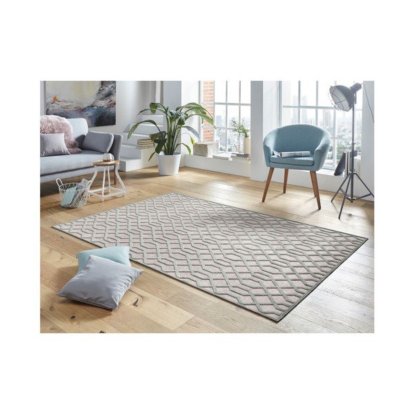Pelēks viskozes paklājs Mint Rugs Caine, 80 x 125 cm-image-1