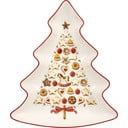 Sarkanbalts porcelāna servīzes Ziemassvētku eglītes formā Villeroy & Boch Tree