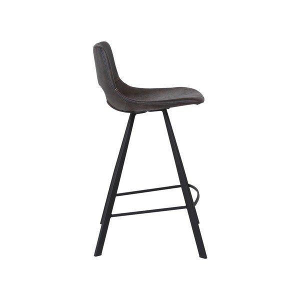 Tumši pelēks bāra krēsls Canett Coronas, augstums 87 cm-image-2