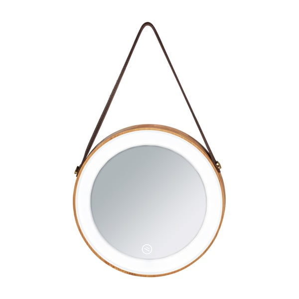 Sienas spogulis ar LED apgaismojumu Weko Usini, ø 21 cm