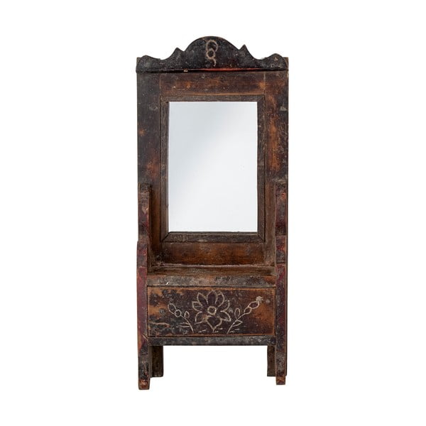 Sienas spogulis ar masīvkoka rāmi 17,5x43 cm Sehar – Bloomingville-image-3