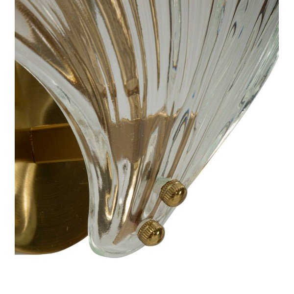Zelta krāsas stikla sienas lampa Da Muro Shell – Mauro Ferretti-image-3