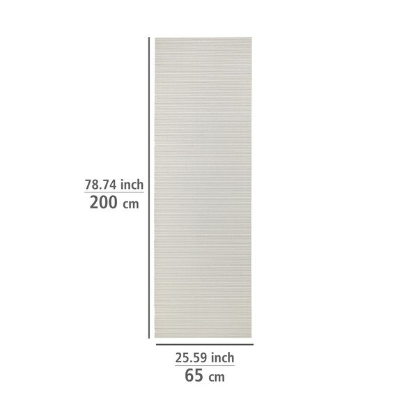 Bēšs vannas istabas paklājs Wenko Soft Foam, 65x200 cm-image-4