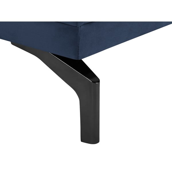 Tumši zils dīvāns ar melnu kāju balstu Windsor & Co Sofas Jupiter-image-4