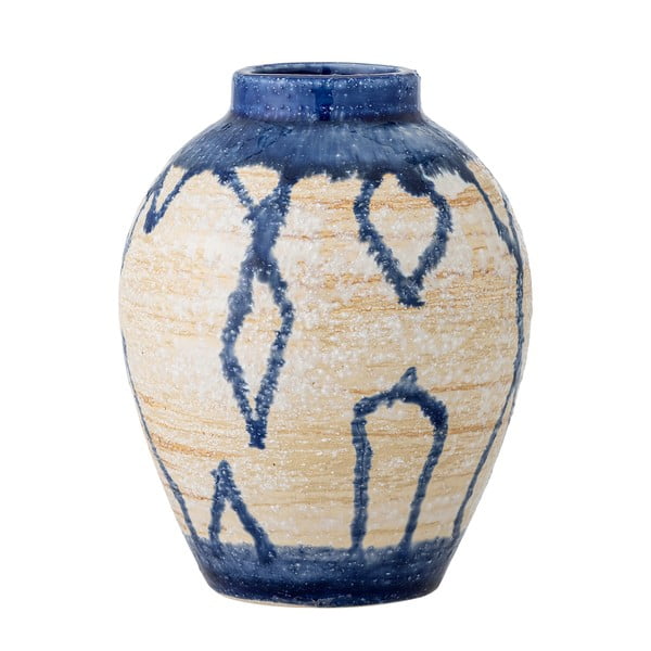 Zila/krēmkrāsas akmensmasas vāze (augstums 16 cm) Avon – Bloomingville