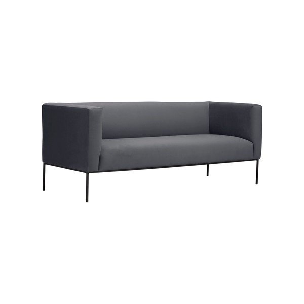 Tumši pelēks dīvāns Windsor & Co Sofas Neptune, 195 cm-image-2