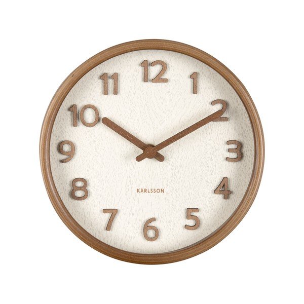 Galda pulkstenis ø 18 cm Pure – Karlsson-image-2