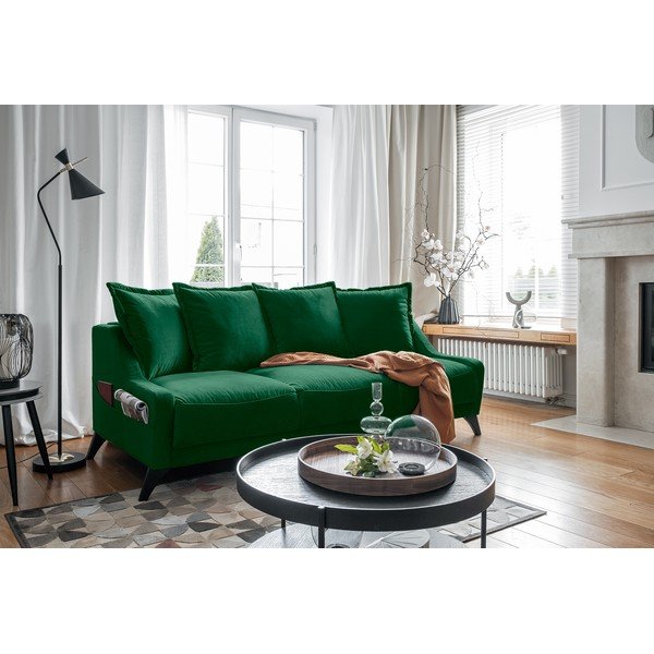 Tumši zaļš samta dīvāns Miuform Royal Rose-image-4