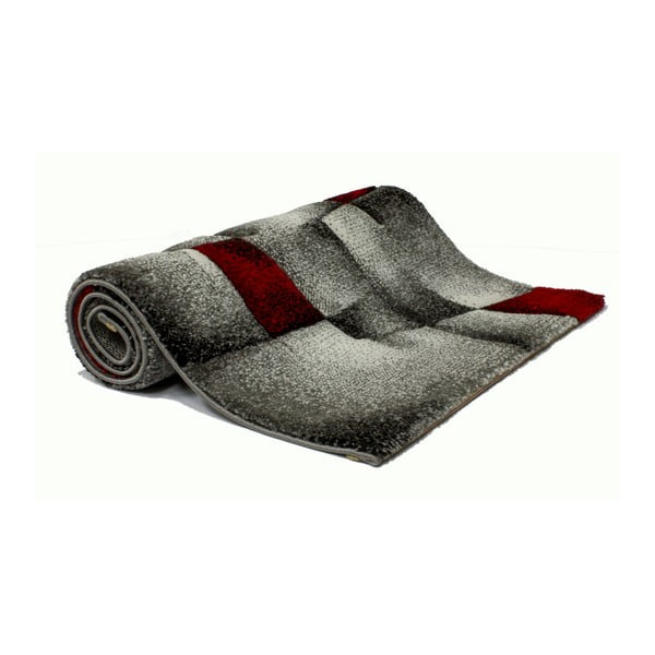 Sarkans ar pelēku paklājs Universal Malmo, 140 x 200 cm-image-2