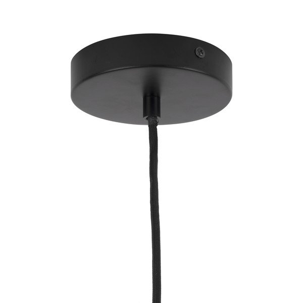 Melna metāla griestu lampa Leitmotiv Lucid, ø 35 cm-image-3