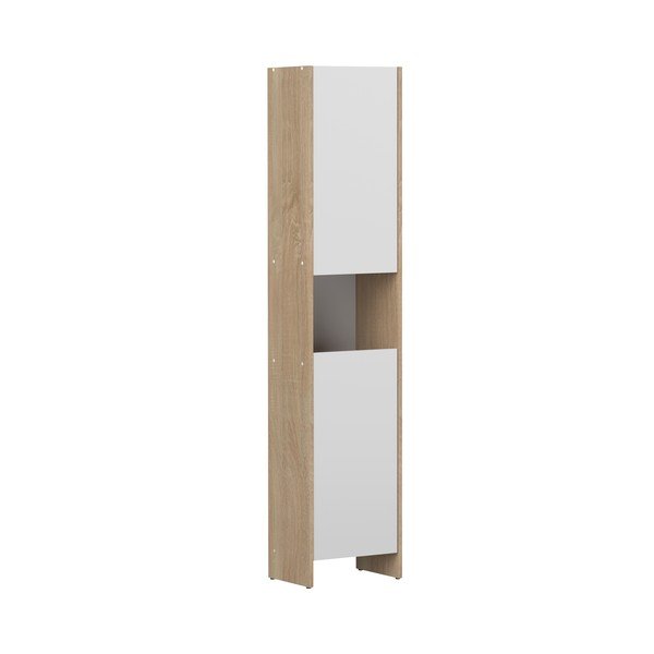 Balts vannasistabas skapis 38x180 cm Biarritz - TemaHome -image-2