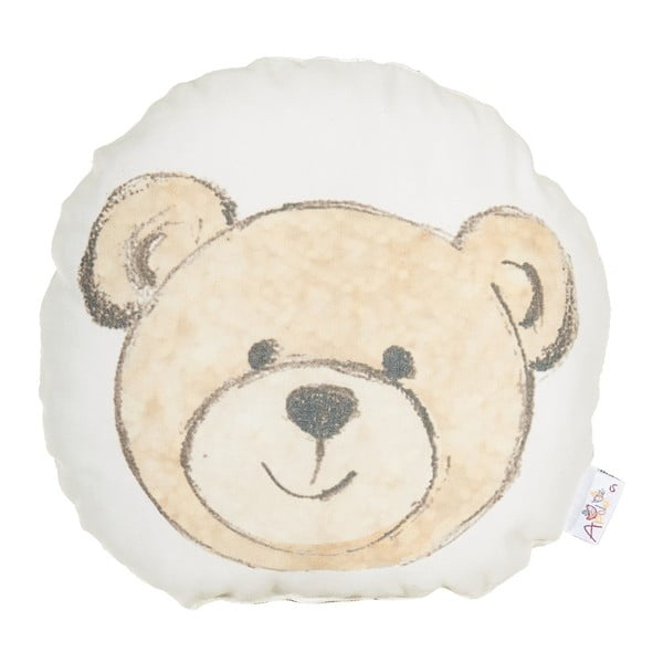 Bērnu spilvens ar kokvilnas maisījumu Mike & Co. NEW YORK Pillow Toy Bearie, 23 x 23 cm