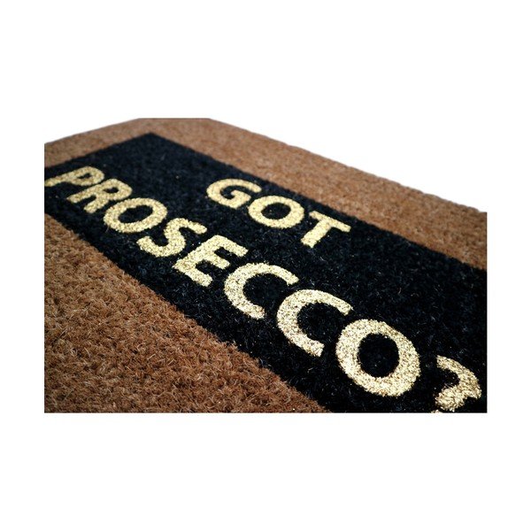 Dabīgā kokosšķiedras paklājs Artsy Doormats Got Prosecco Glitter, 40 x 60 cm-image-2