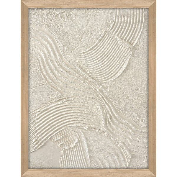 Ar rokām apgleznota glezna 32,5x42,5 cm Sand shadows – Malerifabrikken