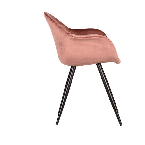 Gaiši rozā samta pusdienu krēsli (2 gab.) Forli – LABEL51-image-2