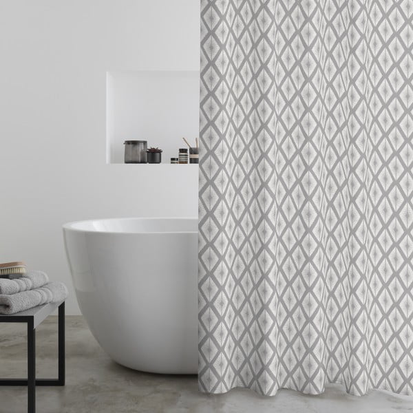 Dušas aizkars 180x180 cm Aztec Diamond – Catherine Lansfield-image-1