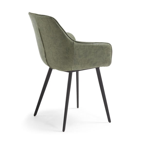 Haki mākslīgās ādas pusdienu krēsli (2 gab.) Amira – Kave Home-image-3