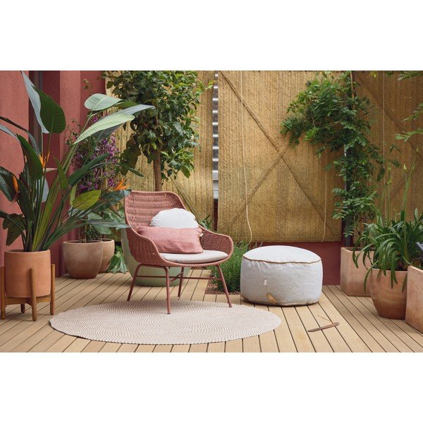 Zaļš pufs no pārstrādātas plastmasas Kave Home Dalila-image-3