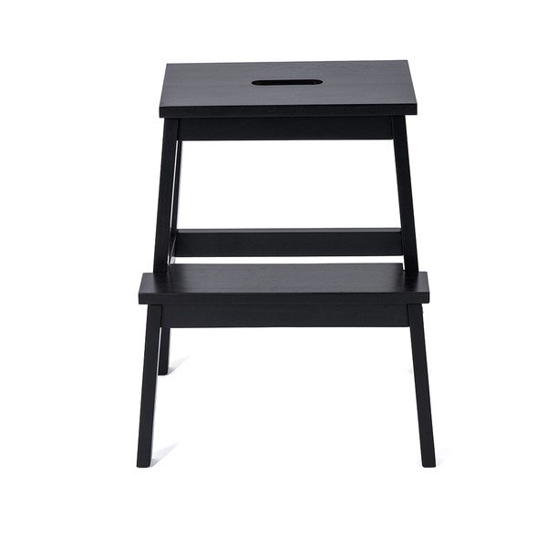 Melna gumijkoka taburete Corg – Bonami Selection-image-2