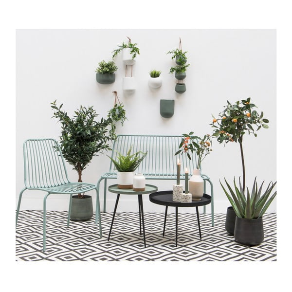 Matēti zaļš keramikas sienas pods PT LIVING Oval-image-2