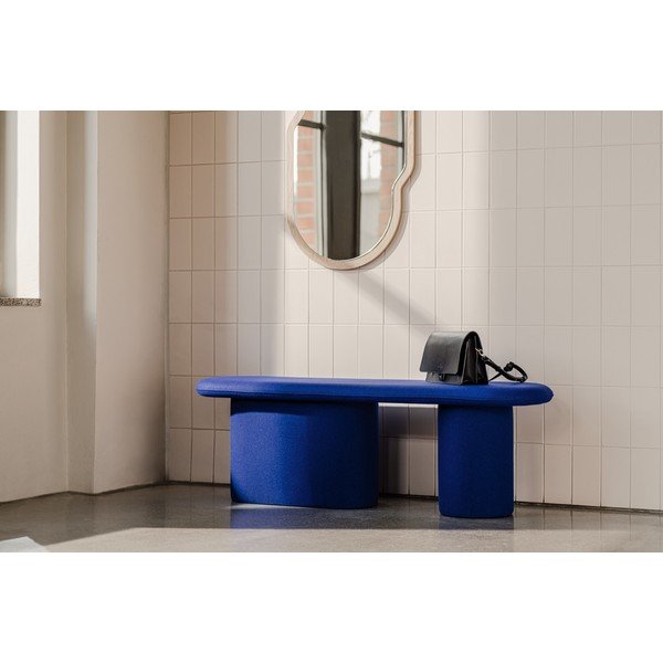 Zils vilnas polsterēts sols Rull – noo.ma-image-4